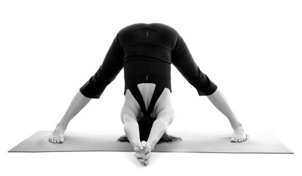 Wide-Legged Forward Bend Pose (Prasarita Padottanasana) • Yoga Basics